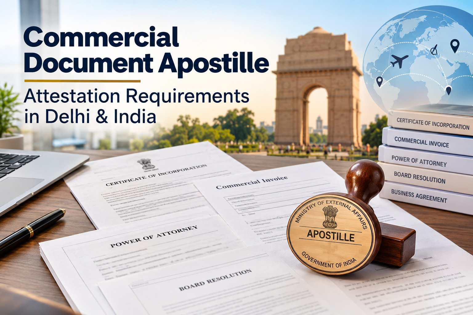Commercial Documents Attestation in Delhi